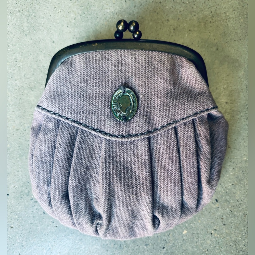 Diesel Vintage-Inspired Purple Coin Purse